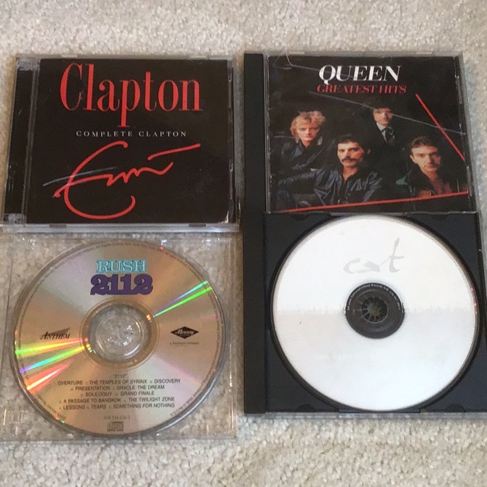 Set of 4+ Rock CDs